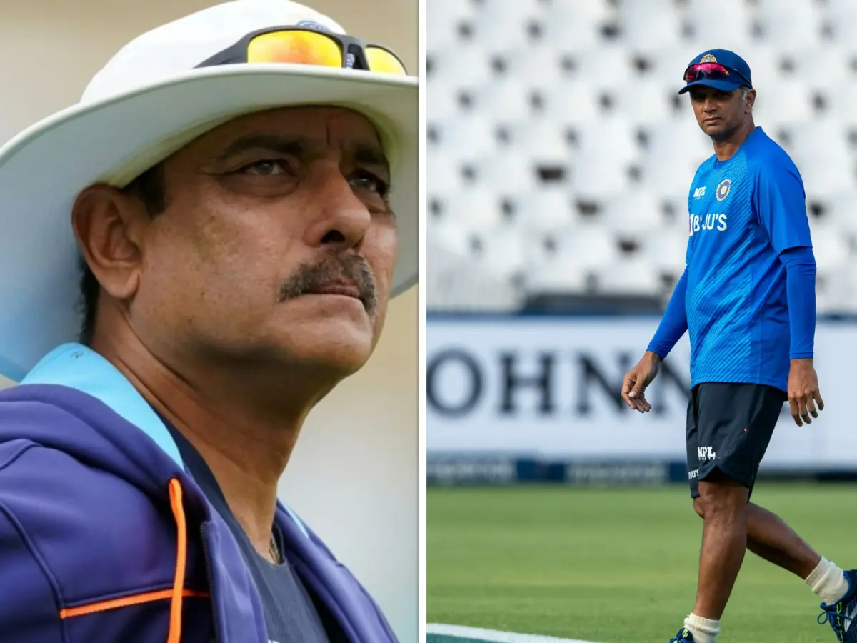 Ravi Shastri And Rahul Dravid