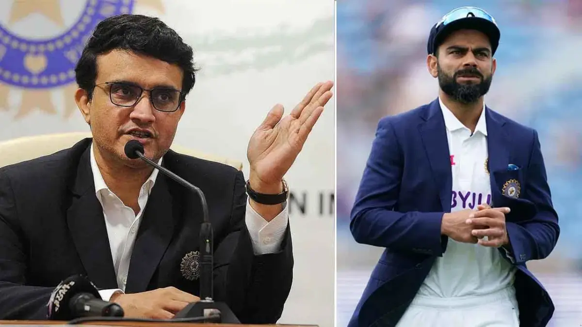 Sourav Ganguly And Virat Kohli