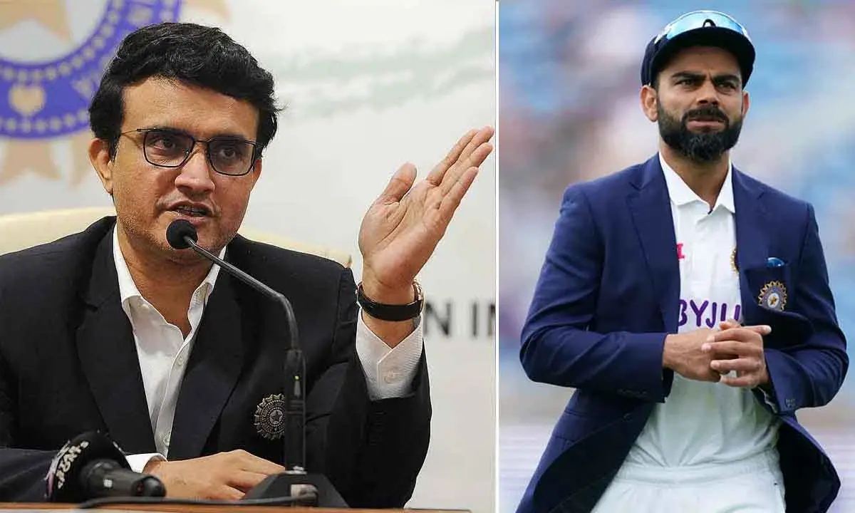 Sourav Ganguly And Virat Kohli