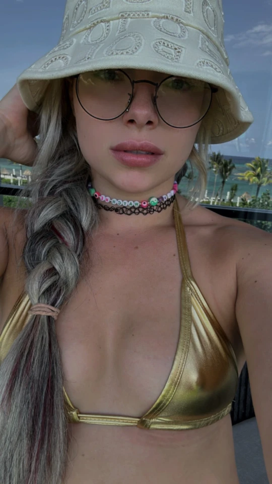Wwe Star Liv Morgan'S Stunning Gold Bikini Photoshoot: A Glamorous Escape After Her Devastating Injury 3 Liv Morgan