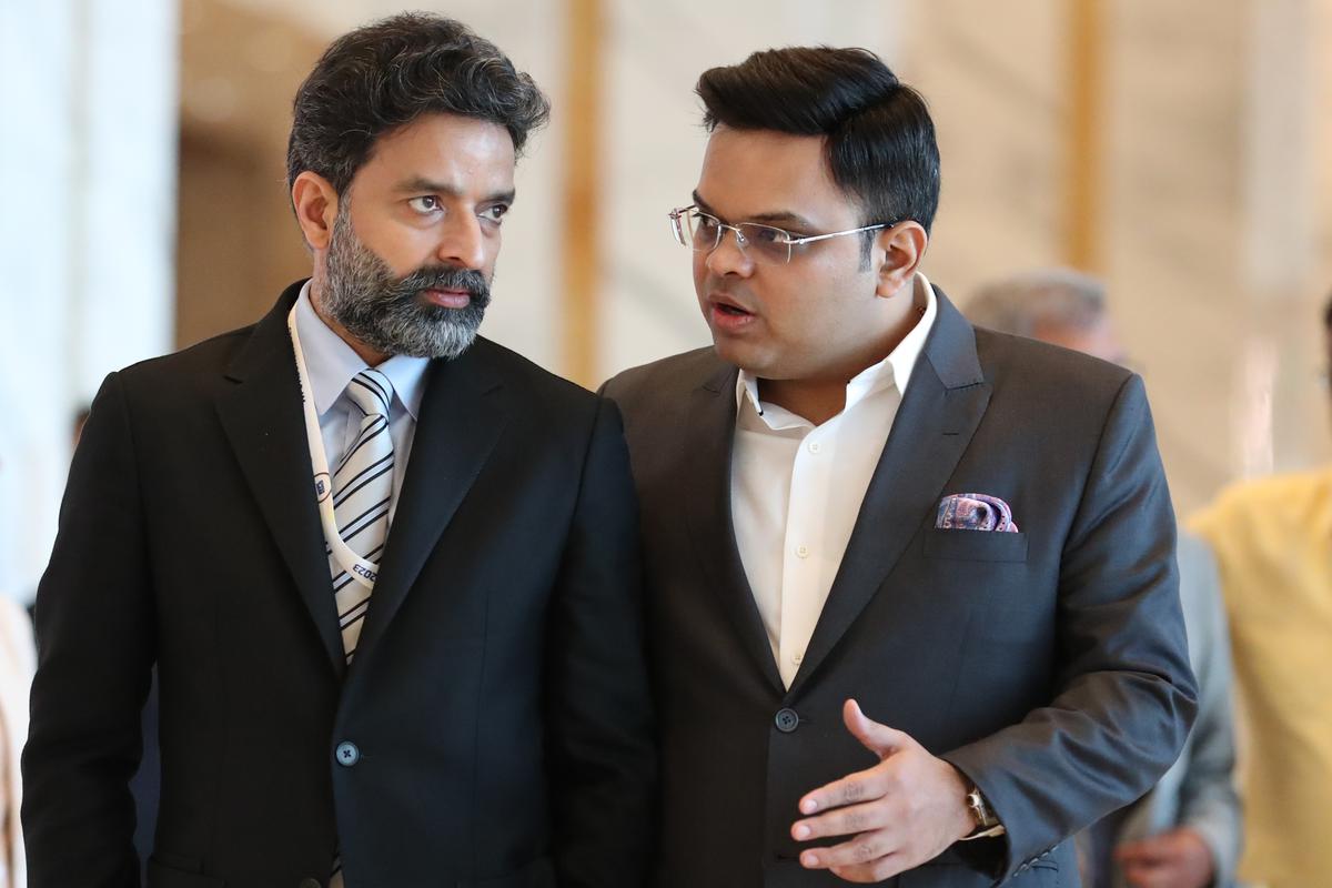 Arun Dhumal And Jay Shah