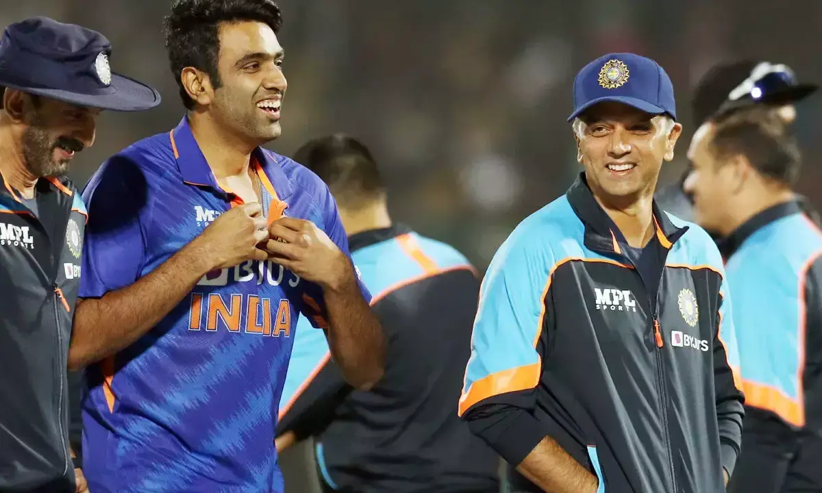 Rahul Dravid And Ravichandran Ashwin