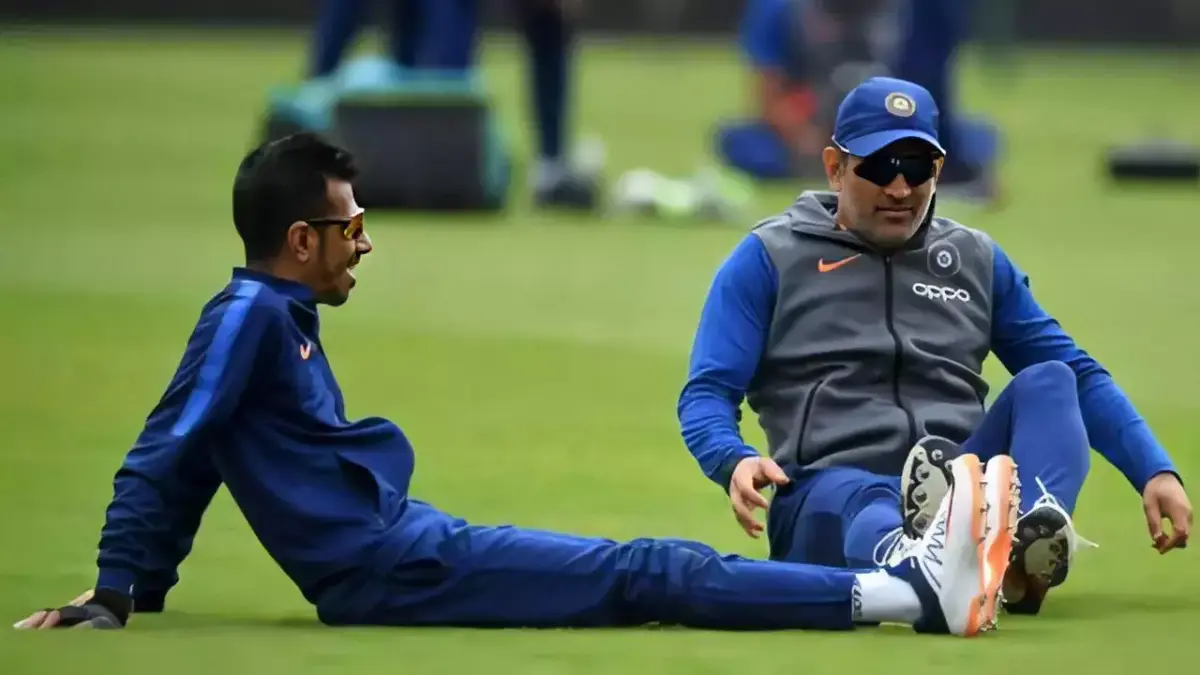 Yuzvendra Chahal And MS Dhoni