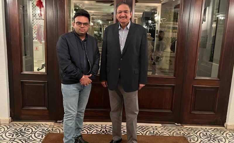 Jay Shah And Zaka Ashraf