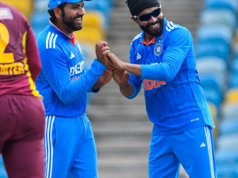 Ravindra Jadeja And Rohit Sharma