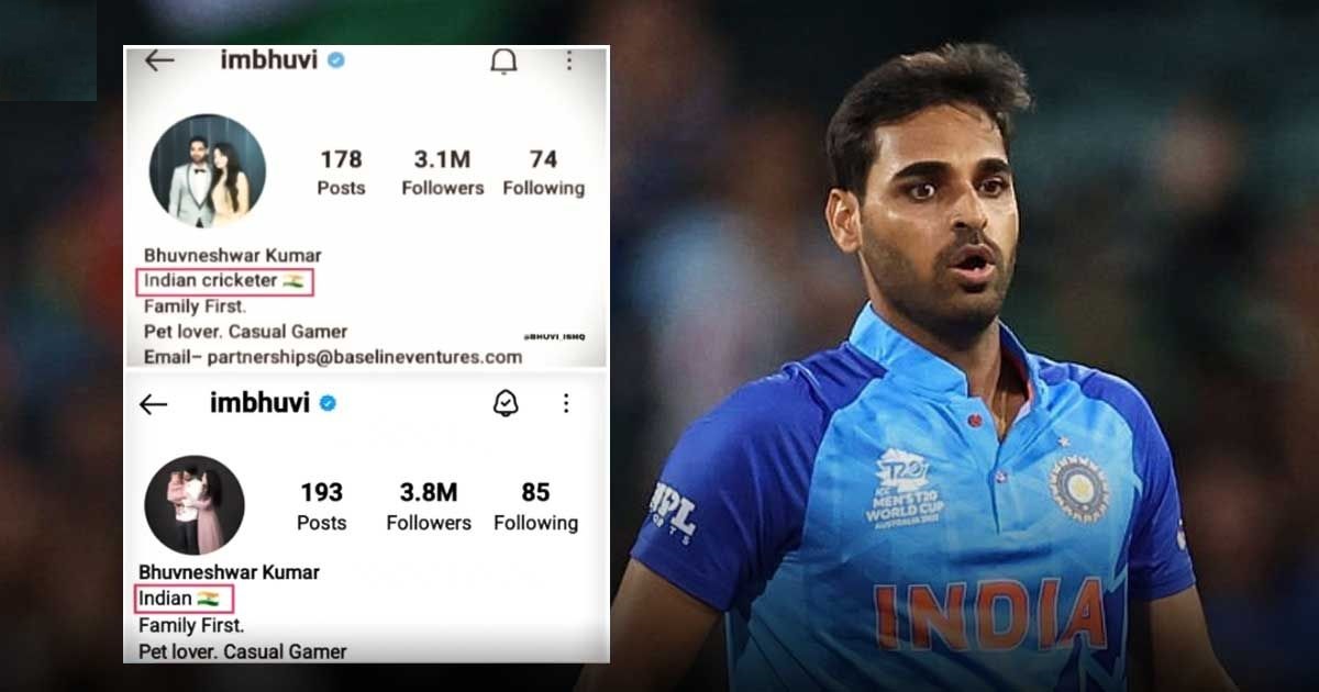 Fans Wonder If It’s The End Of Road As Bhuvneshwar Kumar Makes Big Change To His Instagram Bio, Removes ‘Cricketer’ From It 6