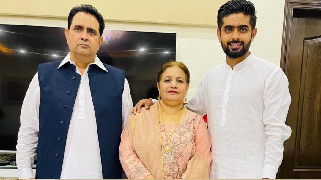 Babar Azam With His Family