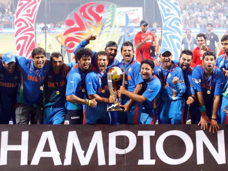 India's 2011 World Cup Winning Celebration