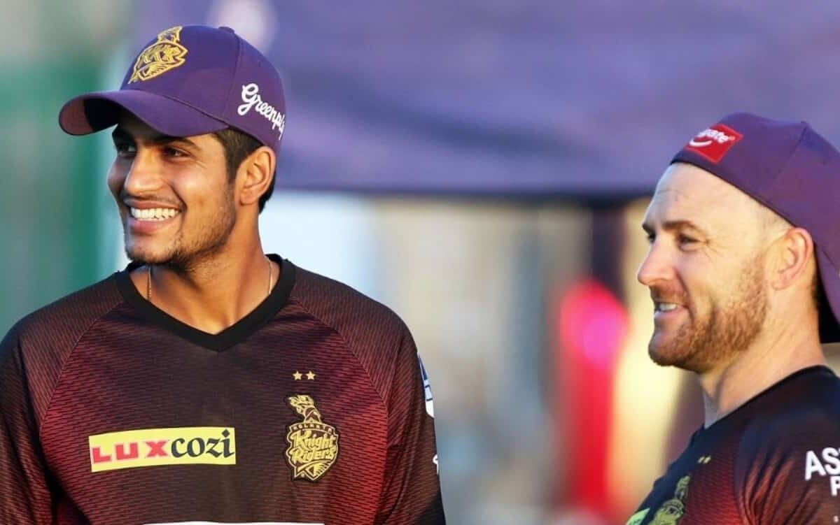 Shubman Gill and Brendon McCullum