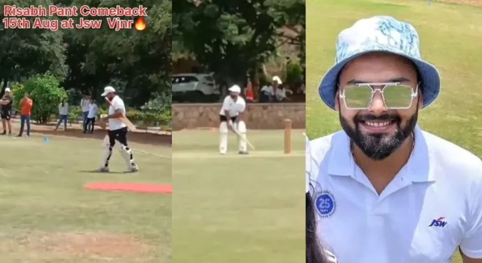 WATCH- Rishabh Pant Bats In A Match In His Return To Competitive Cricket After 8 Months 2