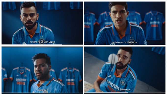 World Cup 2023: Watch- “3 Ka Dream”- Adidas Unveils The New Team India World Cup Jersey Featuring The Tricolor 1