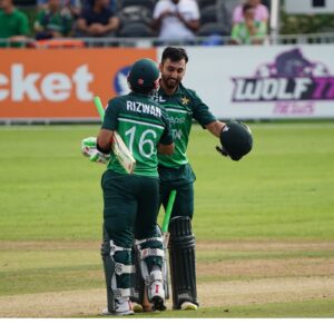 Salman Ali Agha and Mohammad Rizwan