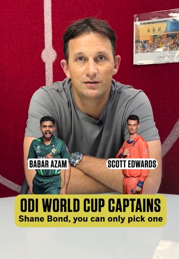 Watch- Shane Bond Picks Scott Edwards As Better Captain Over Babar Azam In This World Cup 2023 1