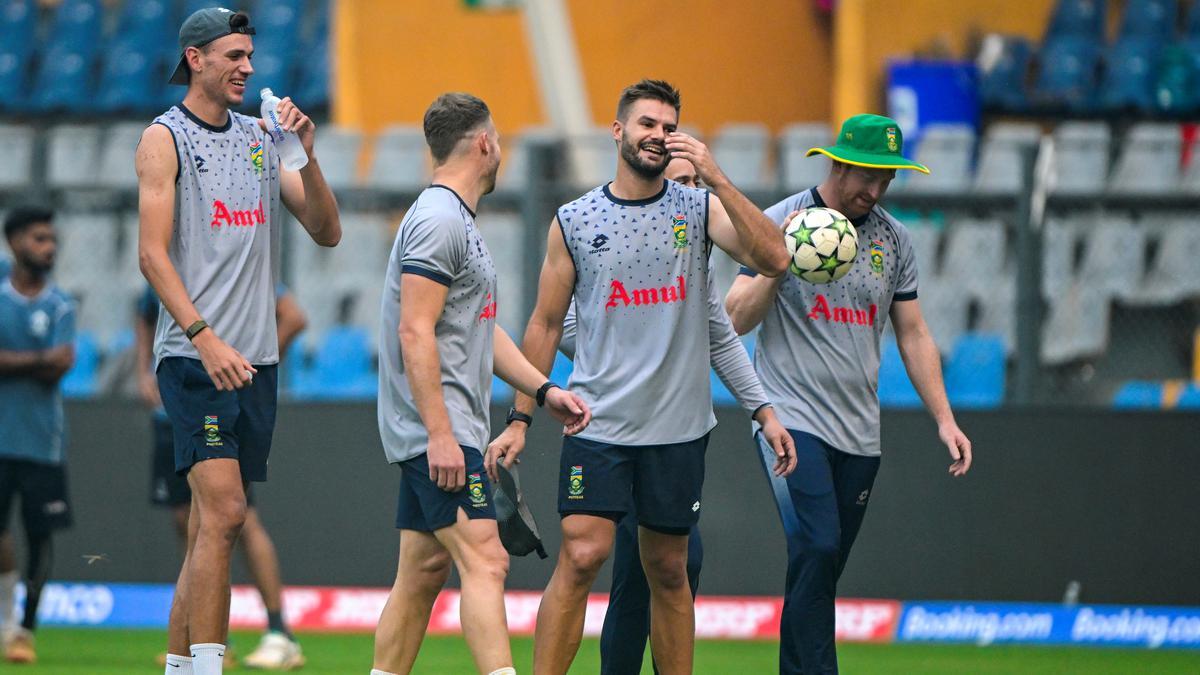 South Africa Cricket Team In Practice Session