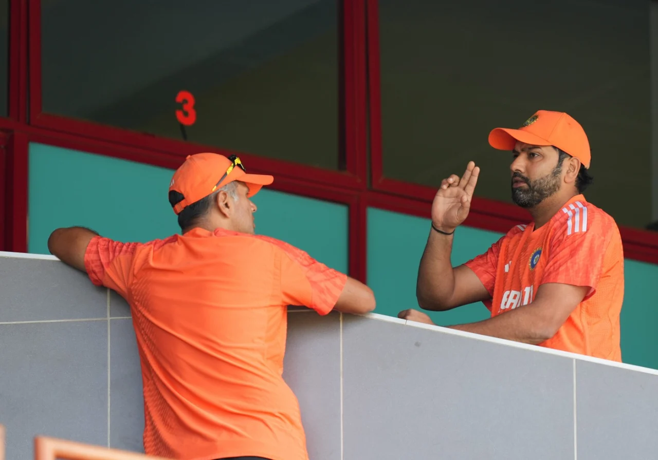 Rahul Dravid And Rohit Sharma