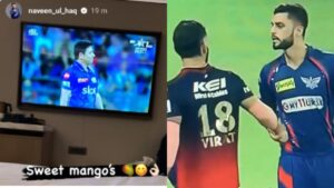 Naveen Ul Haq Posting Sweet Mangoes Story