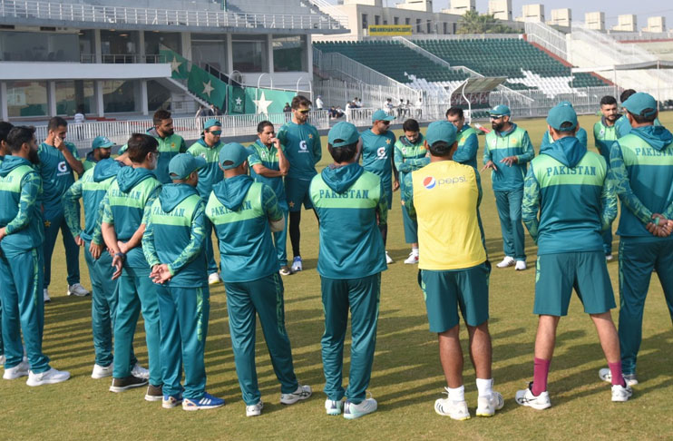 Pakistan Cricket Team In Practice Session