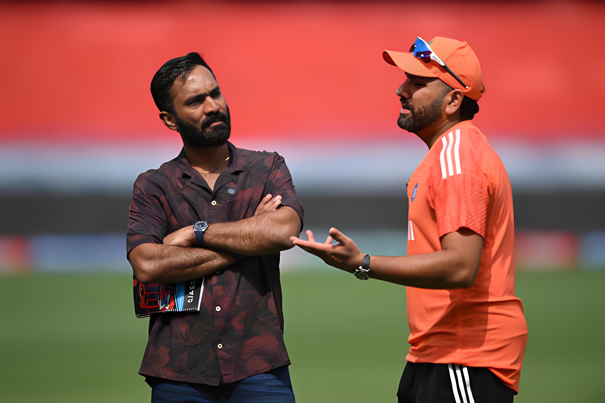 Dinesh Karthik And Rohit Sharma