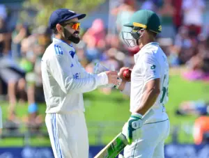 Virat Kohli And Dean Elgar