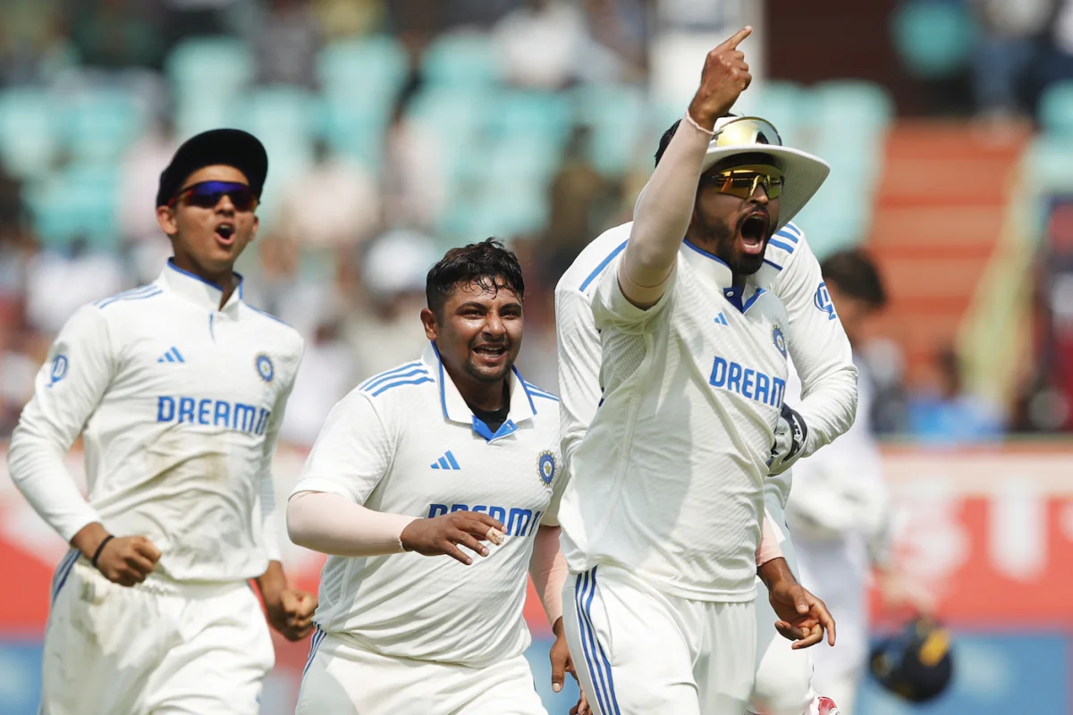 Indian Cricket Team Celebrating The Dismissal Of Ben Stokes