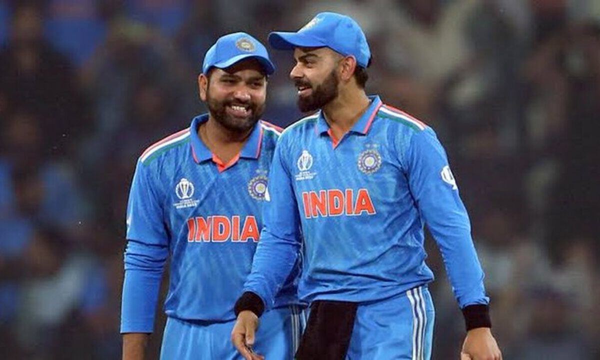 Rohit Sharma and Virat Kohli for India.