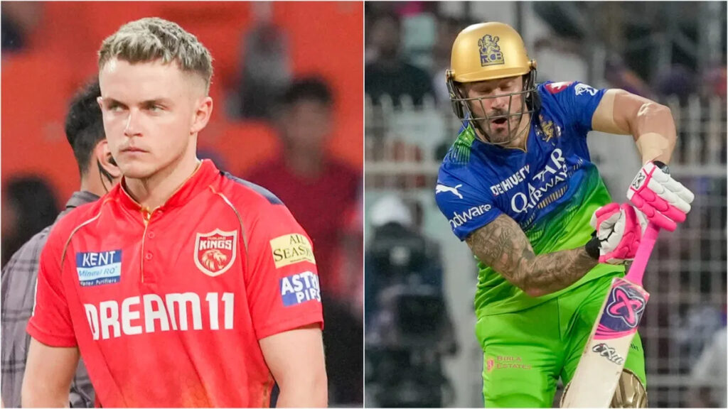 Faf du Plessis and Sam Curran. PC- IPL X