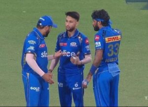 Akash MAdhwal, Rohit Sharma, HArdik Pandya