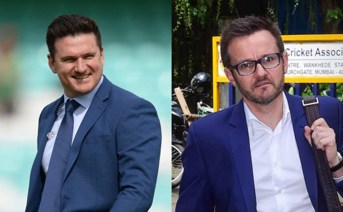 Graeme Smith and Mike Hesson. Photo- Twitter