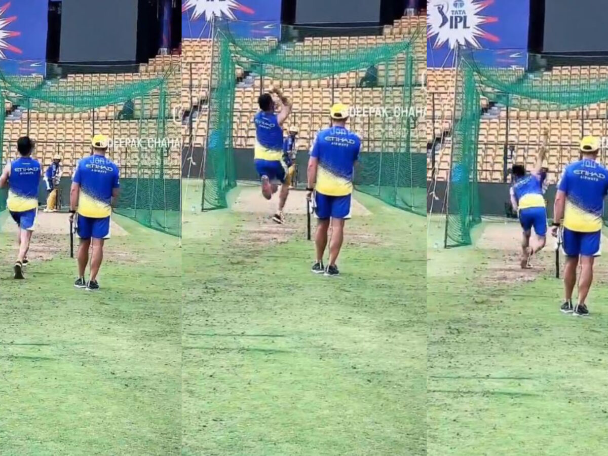 IPL 2024: Watch – Deepak Chahar Recovers From Injury And Bowls In Nets Ahead Of CSK vs RCB Match