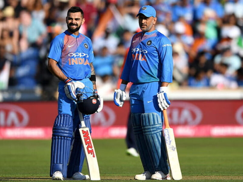 Virat Kohli and MS Dhoni.
