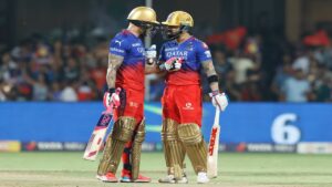 RCB's opening duo- Faf du Plessis and Virat Kohli.