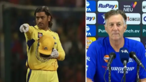 MS Dhoni and Eric Simons. Photo- Twitter