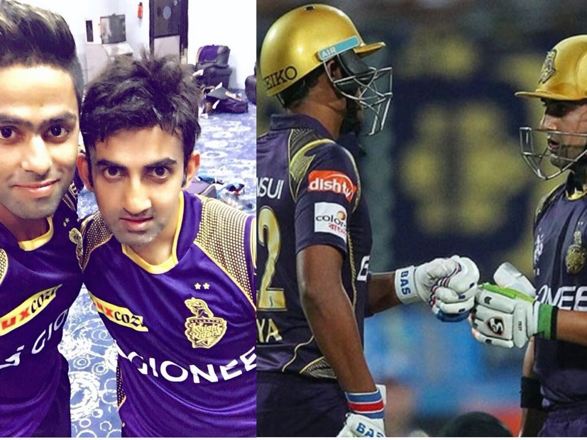 Suryakumar Yadav and Gautam Gambhir. Photo- Twitter