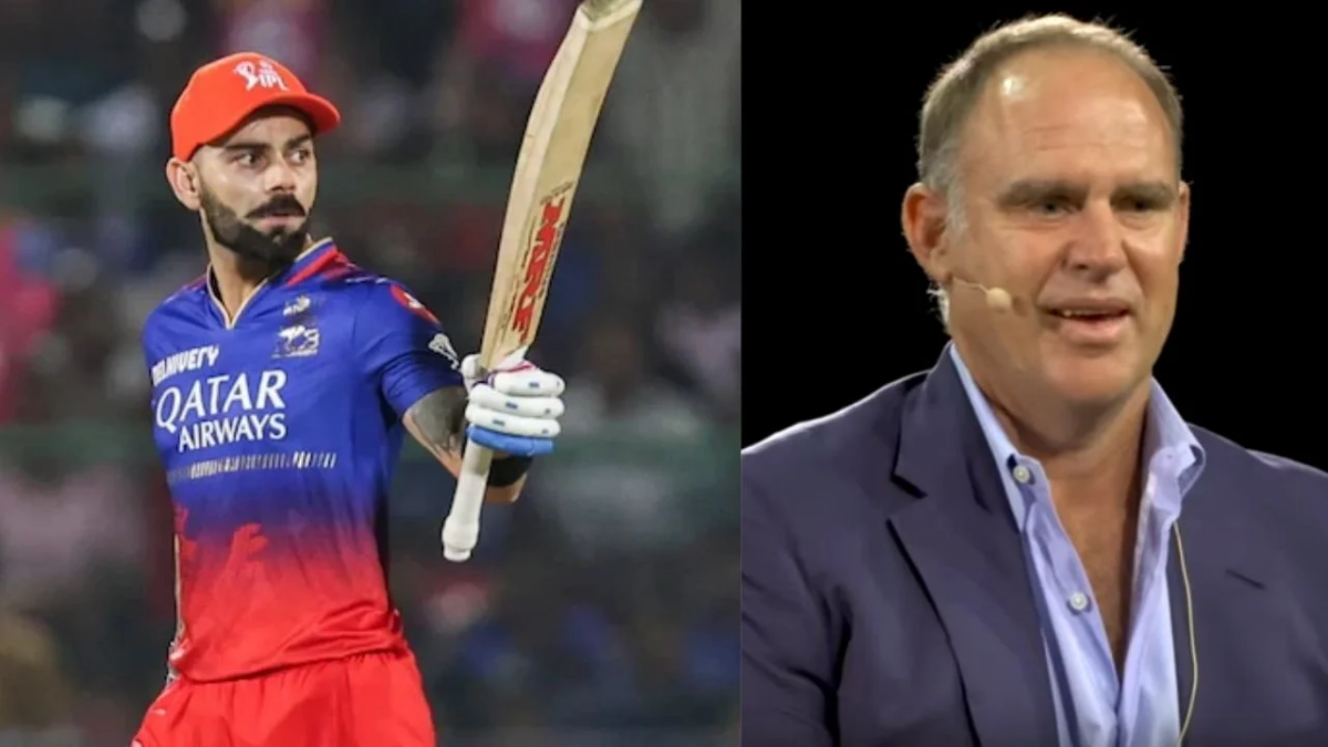 Virat Kohli and Matthew Hayden. Photo- X