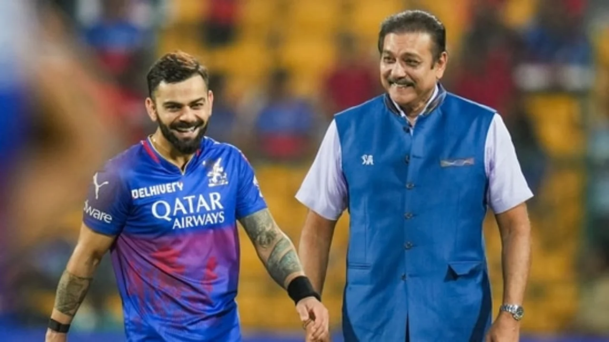 Virat Kohli and Ravi shastri. Photo- IPL