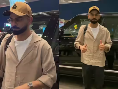 Watch- Virat Kohli Spotted At Mumbai Airport As He Flies To New York To Link Up With Team India For T20 World Cup 2024