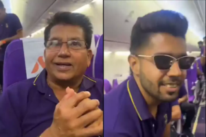 Harshit Rana And Chandrakant Pandit. Photo- KKR Twitter