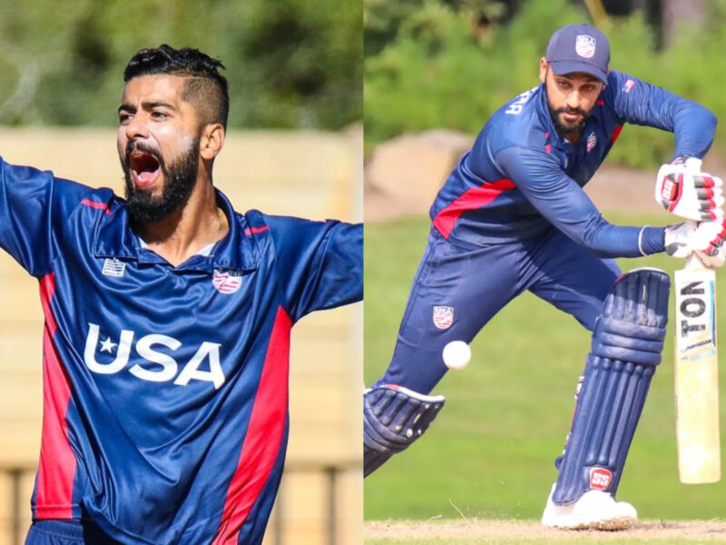 Ali Khan and Jaskaran Malhotra. Photo- USA Cricket