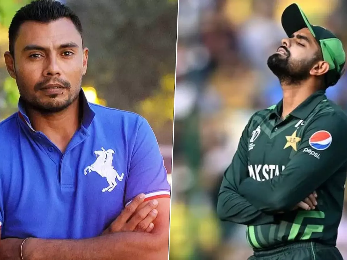 Babar Azam and Danish Kaneria. PHoto- X