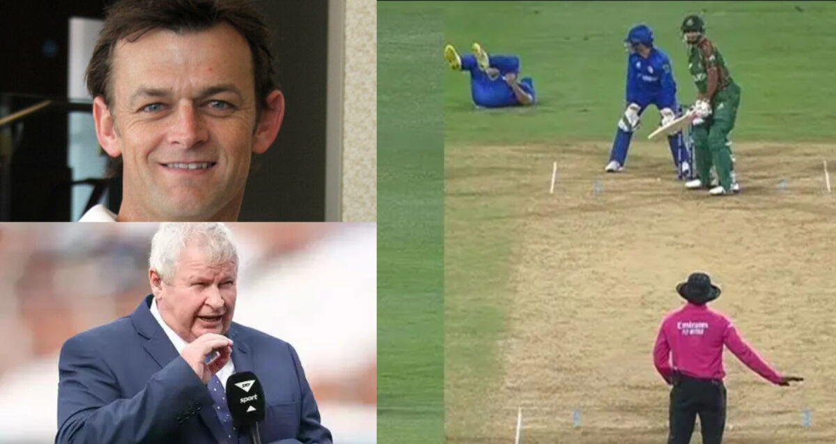 Adam Gilchrist, Ian Smith and Gulbadin Naib