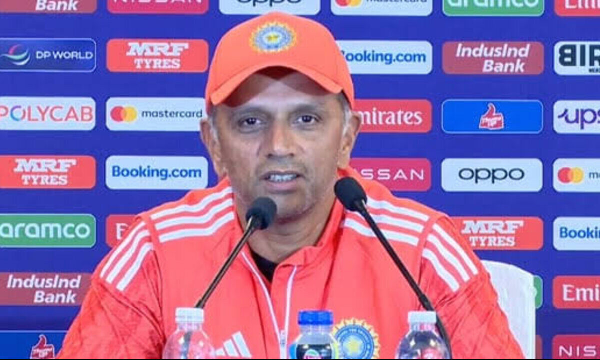 Present India Head-coach Rahul Dravid.