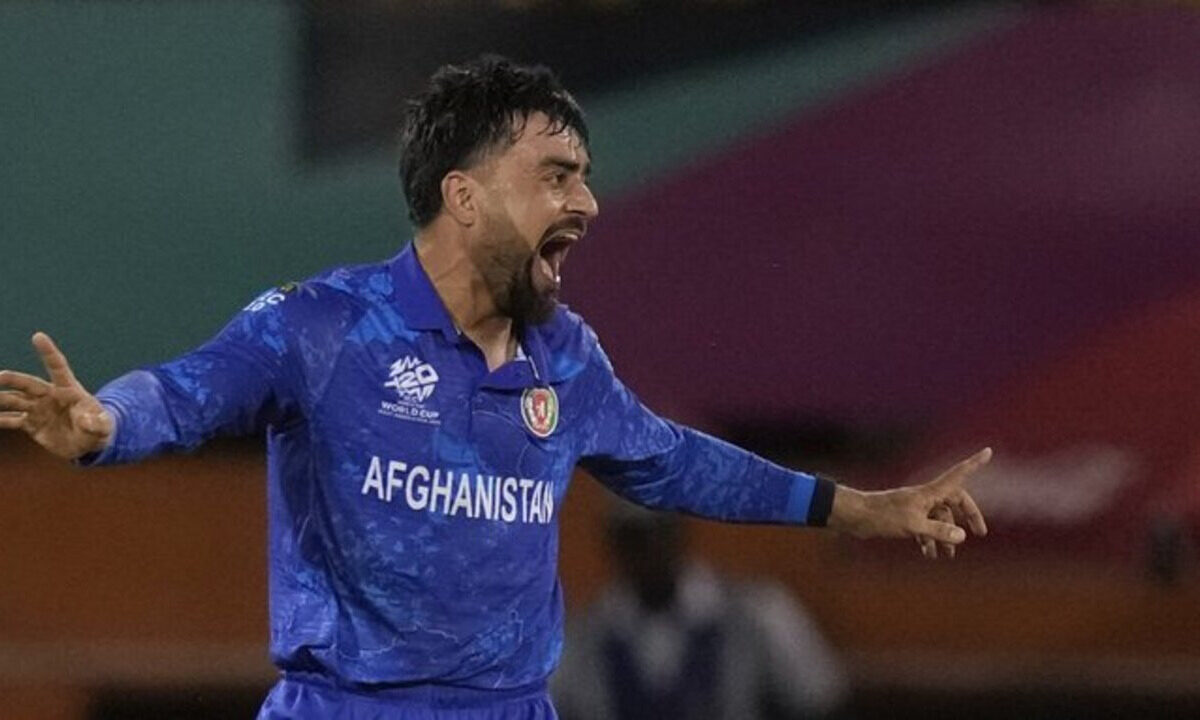 Afghanistan captain Rashid Khan.