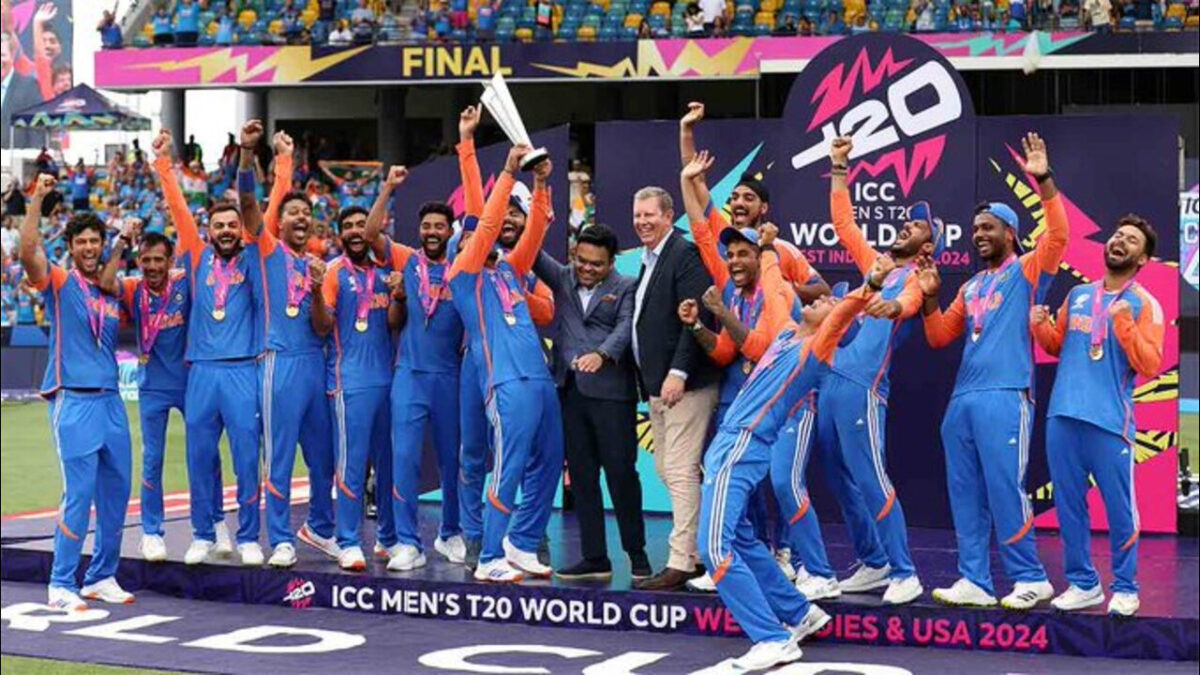 India wins ICC T20 World Cup 2024.