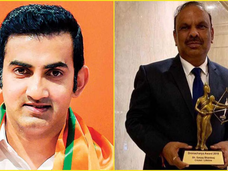 Gautam Gambhir and Sanjay Bhardwaj
