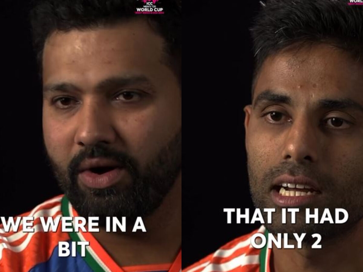 Rohit Sharma and Suryakumar Yadav. Photo- ICC