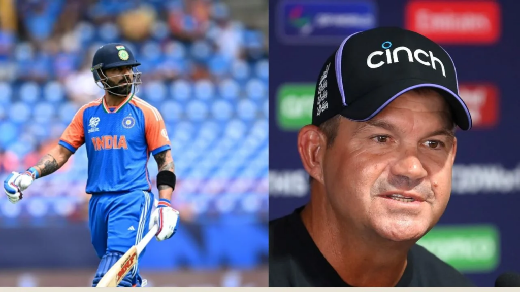 Virat Kohli and Matthew Mott. Photo- ICC