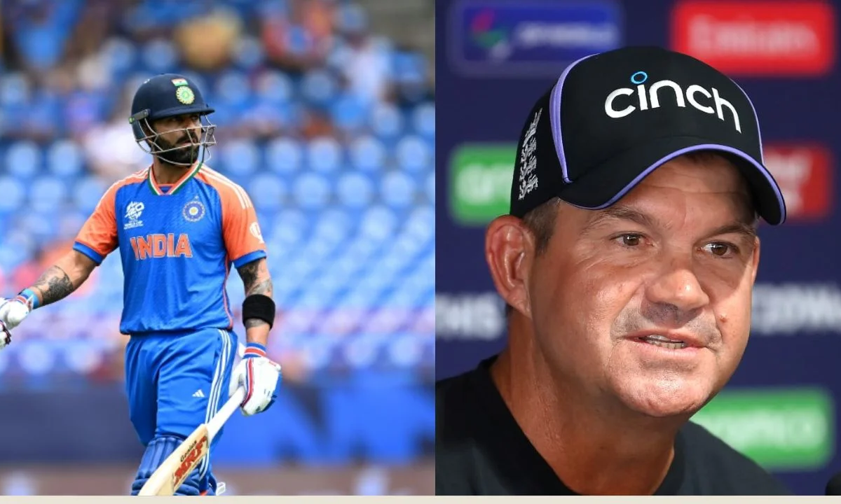 Virat Kohli and Matthew Mott. Photo- ICC