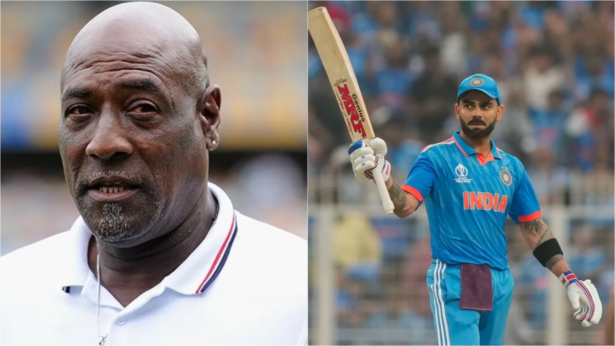 Sir Viv Richards and Virat Kohli