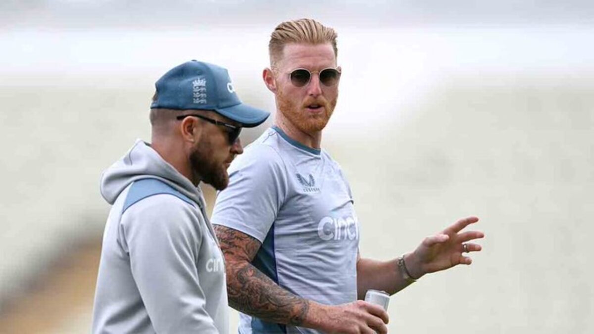 Brendon McCullum and Ben Stokes.