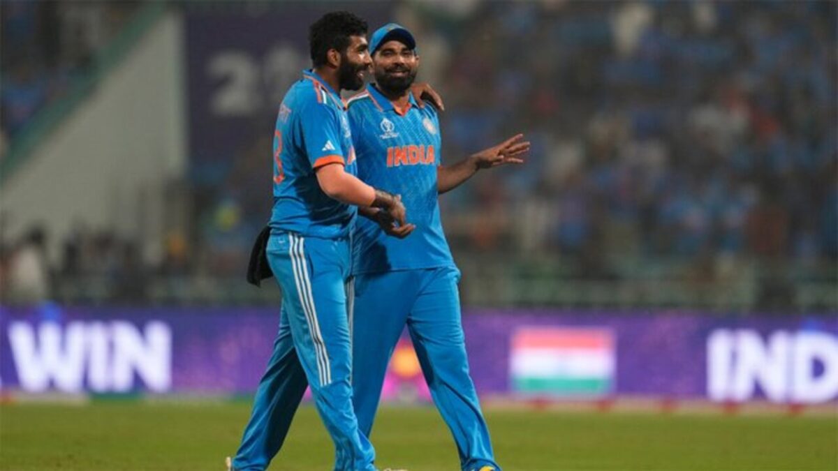 Jasprit Bumrah and Mohammad Shami.